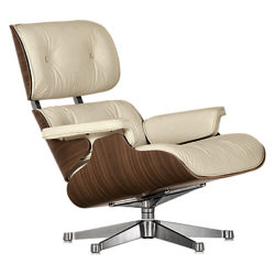 Vitra Eames Lounge Armchair White/Walnut